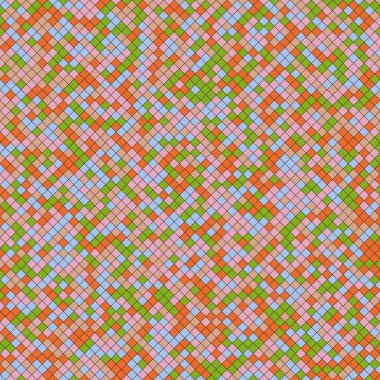 Color Rhombus tile tessellation pattern illustration