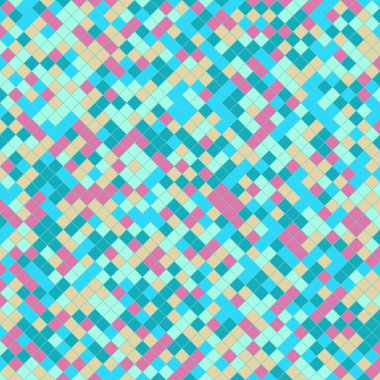 Color Rhombus tile tessellation pattern illustration