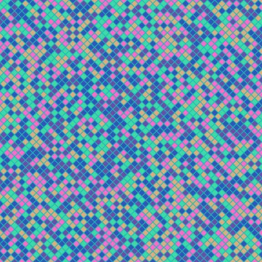 Color Rhombus tile tessellation pattern illustration