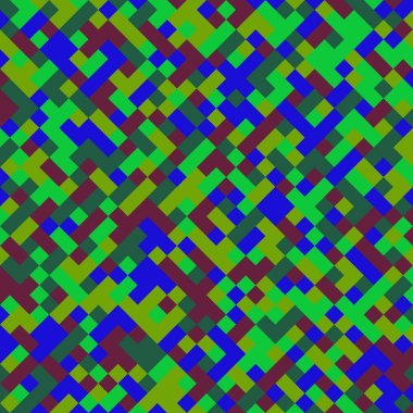 Color Rhombus tile tessellation pattern illustration