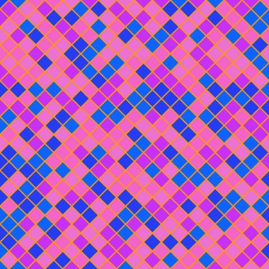 Color Rhombus tile tessellation pattern illustration