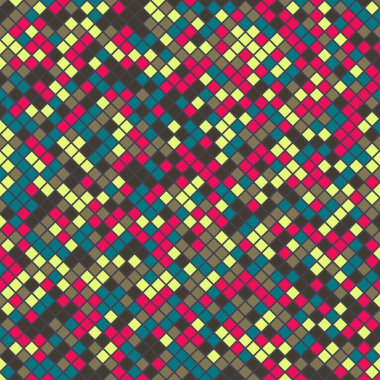 Color Rhombus tile tessellation pattern illustration