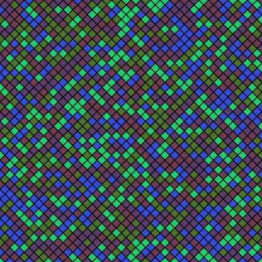 Color Rhombus tile tessellation pattern illustration