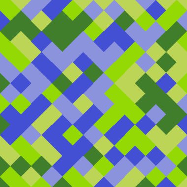 Color Rhombus tile tessellation pattern illustration