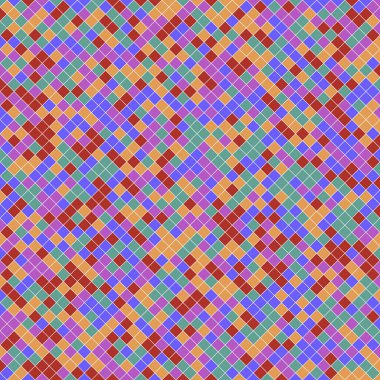 Color Rhombus tile tessellation pattern illustration