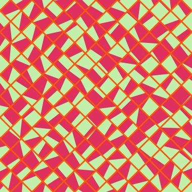 Color Rhombus tile tessellation pattern illustration