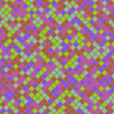Color Rhombus tile tessellation pattern illustration
