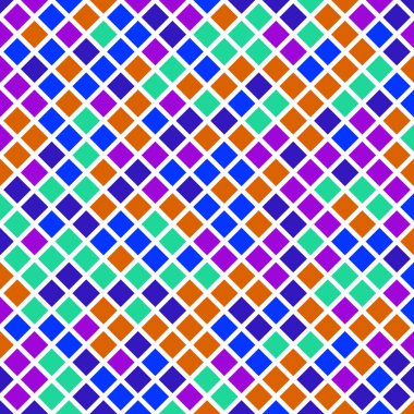 Color Rhombus tile tessellation pattern illustration