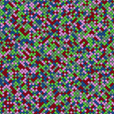 Color Rhombus tile tessellation pattern illustration