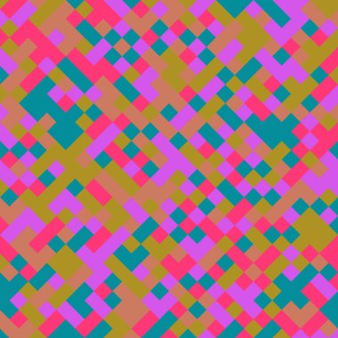 Color Rhombus tile tessellation pattern illustration