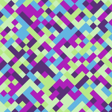 Color Rhombus tile tessellation pattern illustration