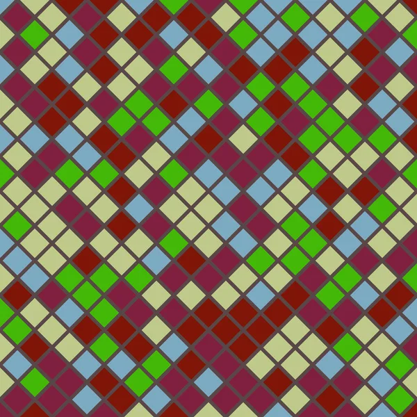 Color Rhombus tile tessellation pattern illustration
