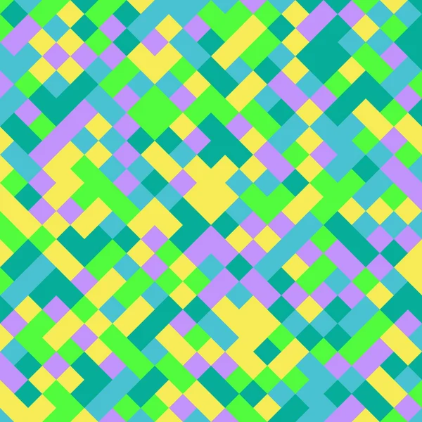 Color Rhombus Tile Tessellation Pattern Illustration — Archivo Imágenes Vectoriales