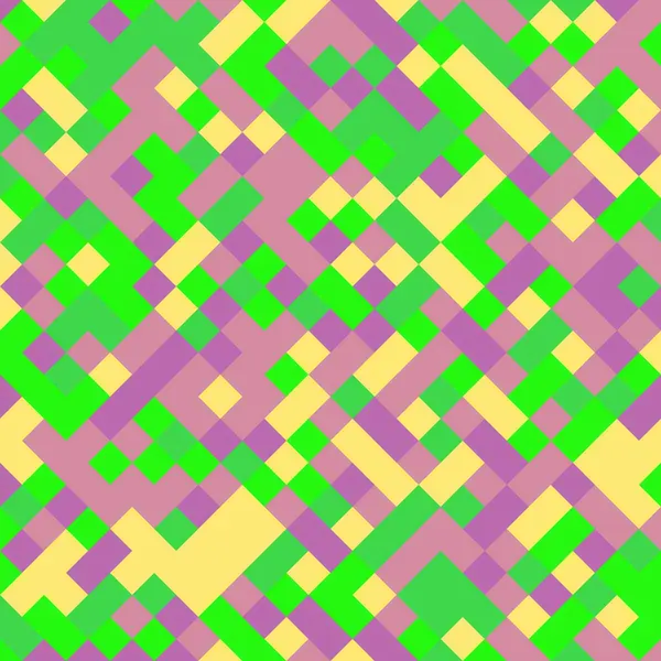 Color Rhombus Tile Tessellation Pattern Illustration — Stockvector