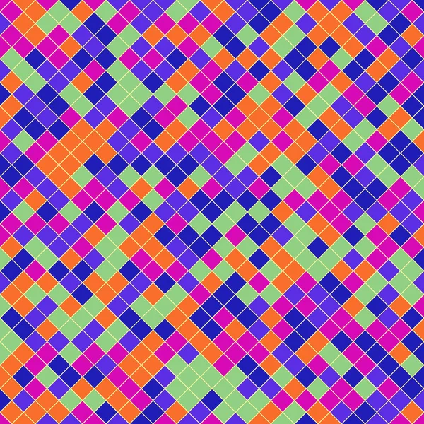 Color Rhombus tile tessellation pattern illustration