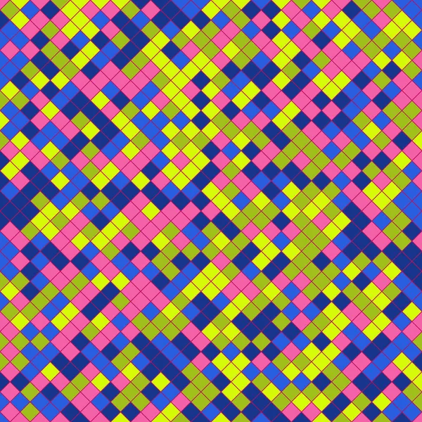 Color Rhombus tile tessellation pattern illustration
