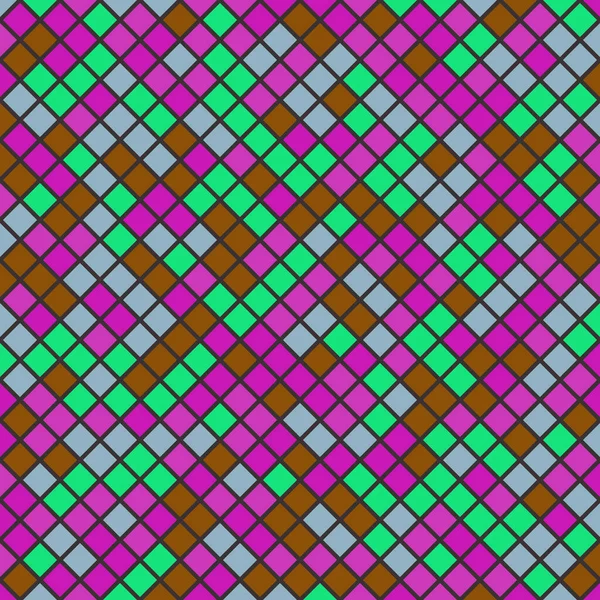 Color Rhombus tile tessellation pattern illustration