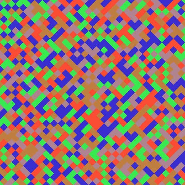 Color Rhombus Tile Tessellation Pattern Illustration — ストックベクタ