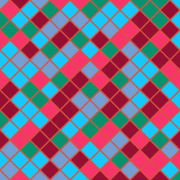 Color Rhombus tile tessellation pattern illustration