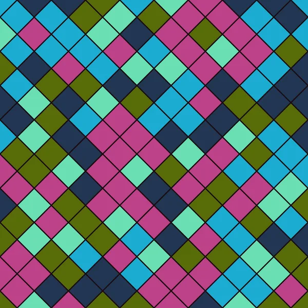 Color Rhombus tile tessellation pattern illustration