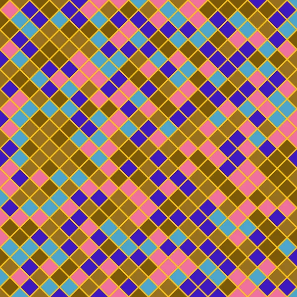 Color Rhombus tile tessellation pattern illustration