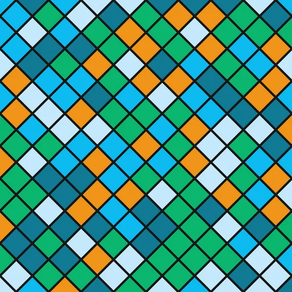 Color Rhombus tile tessellation pattern illustration