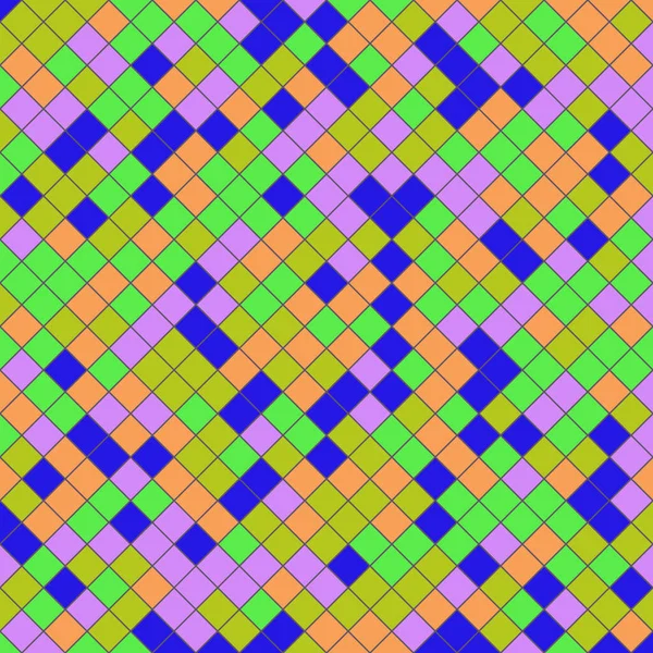 Color Rhombus tile tessellation pattern illustration
