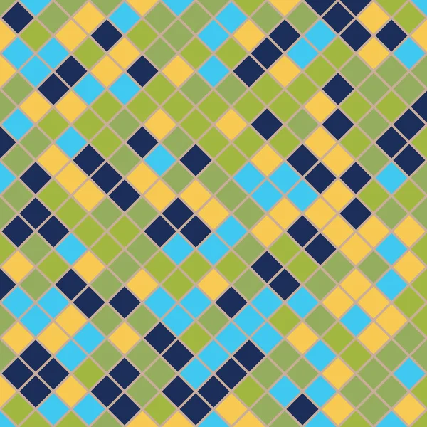 Color Rhombus tile tessellation pattern illustration