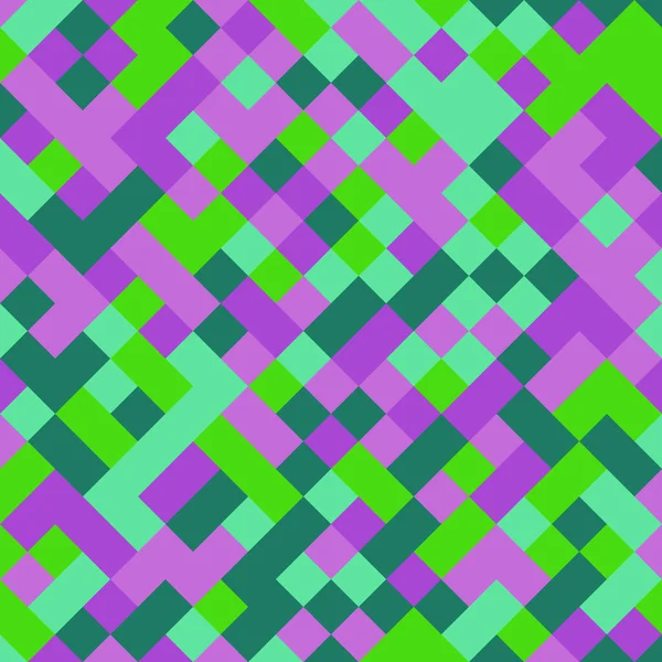 Color Rhombus Tile Tessellation Pattern Illustration — Stock vektor