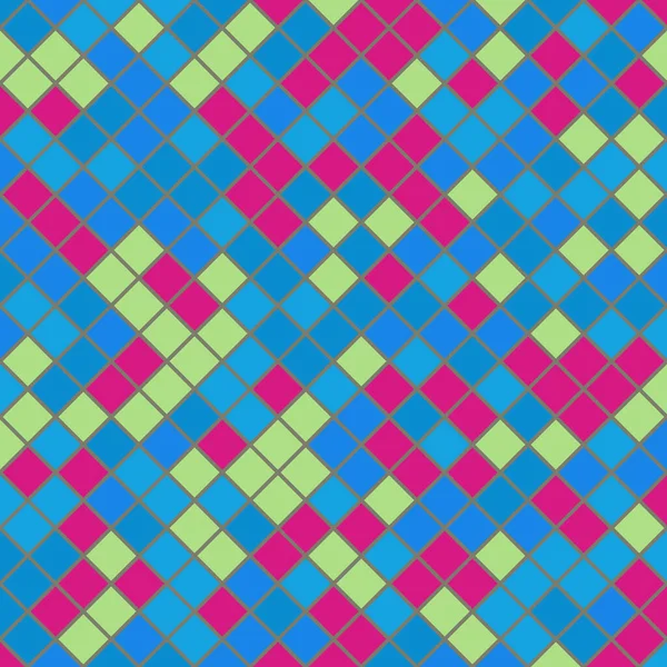 Color Rhombus tile tessellation pattern illustration
