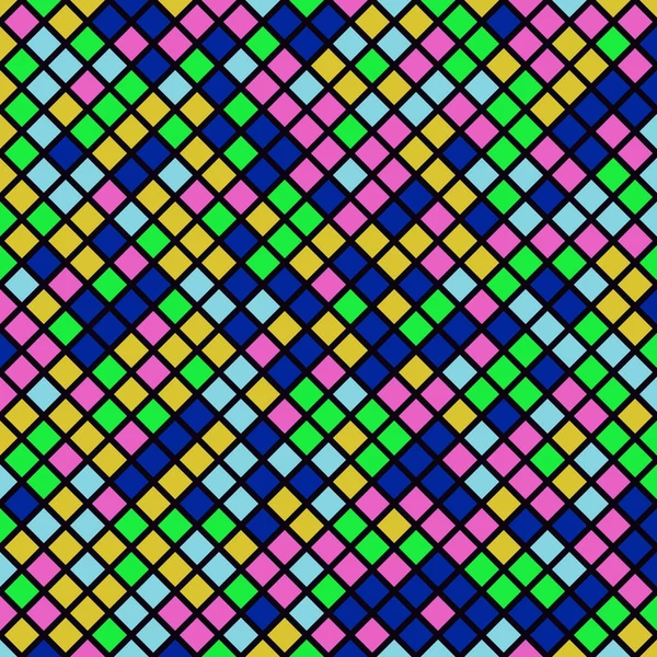 Color Rhombus tile tessellation pattern illustration