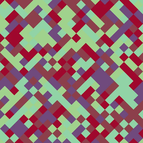 Color Rhombus Tile Tessellation Pattern Illustration — ストックベクタ