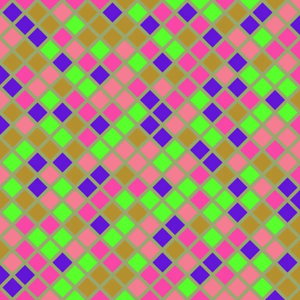 Color Rhombus tile tessellation pattern illustration
