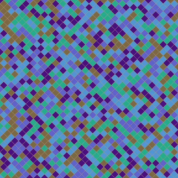 Color Rhombus Tile Tessellation Pattern Illustration — ストックベクタ