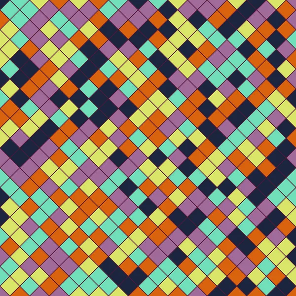 Color Rhombus tile tessellation pattern illustration