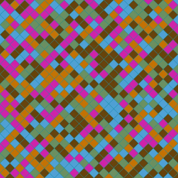 Color Rhombus tile tessellation pattern illustration