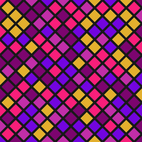 Color Rhombus tile tessellation pattern illustration
