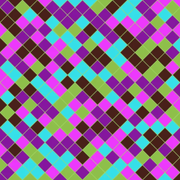 Color Rhombus tile tessellation pattern illustration
