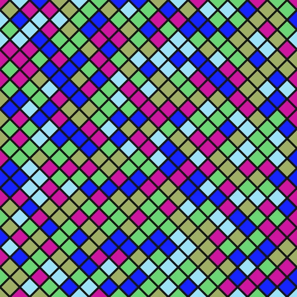 Color Rhombus tile tessellation pattern illustration