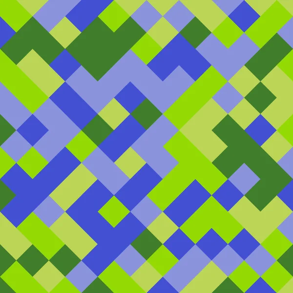 Color Rhombus Tile Tessellation Pattern Illustration — Vetor de Stock