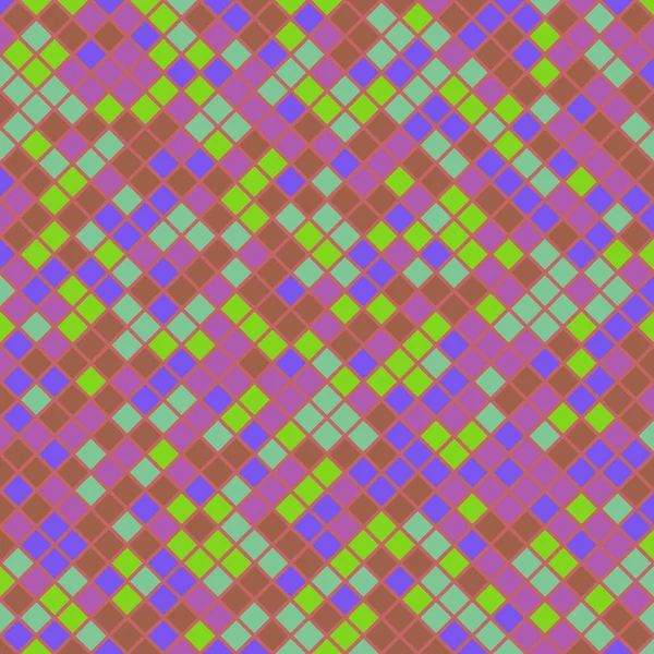 Color Rhombus tile tessellation pattern illustration