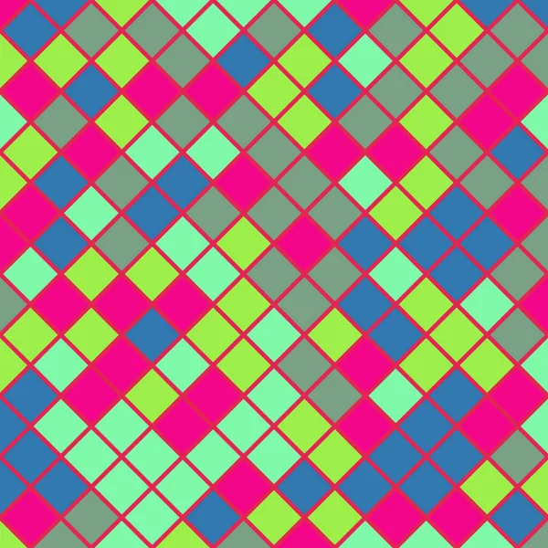 Color Rhombus tile tessellation pattern illustration
