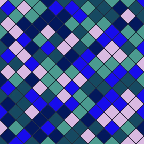 Color Rhombus tile tessellation pattern illustration