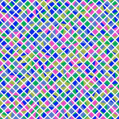 Color Rhombus tile tessellation pattern illustration