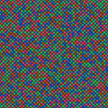 Color Rhombus tile tessellation pattern illustration