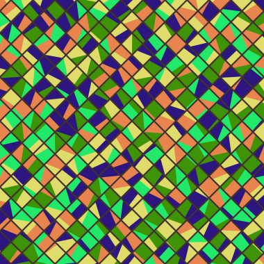 Color Rhombus tile tessellation pattern illustration