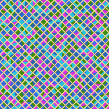 Color Rhombus tile tessellation pattern illustration