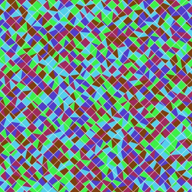 Color Rhombus tile tessellation pattern illustration