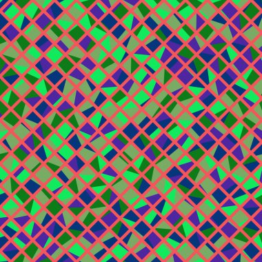 Color Rhombus tile tessellation pattern illustration