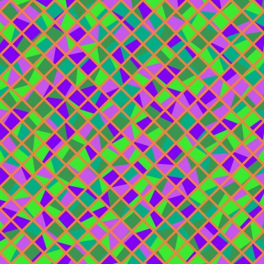 Color Rhombus tile tessellation pattern illustration